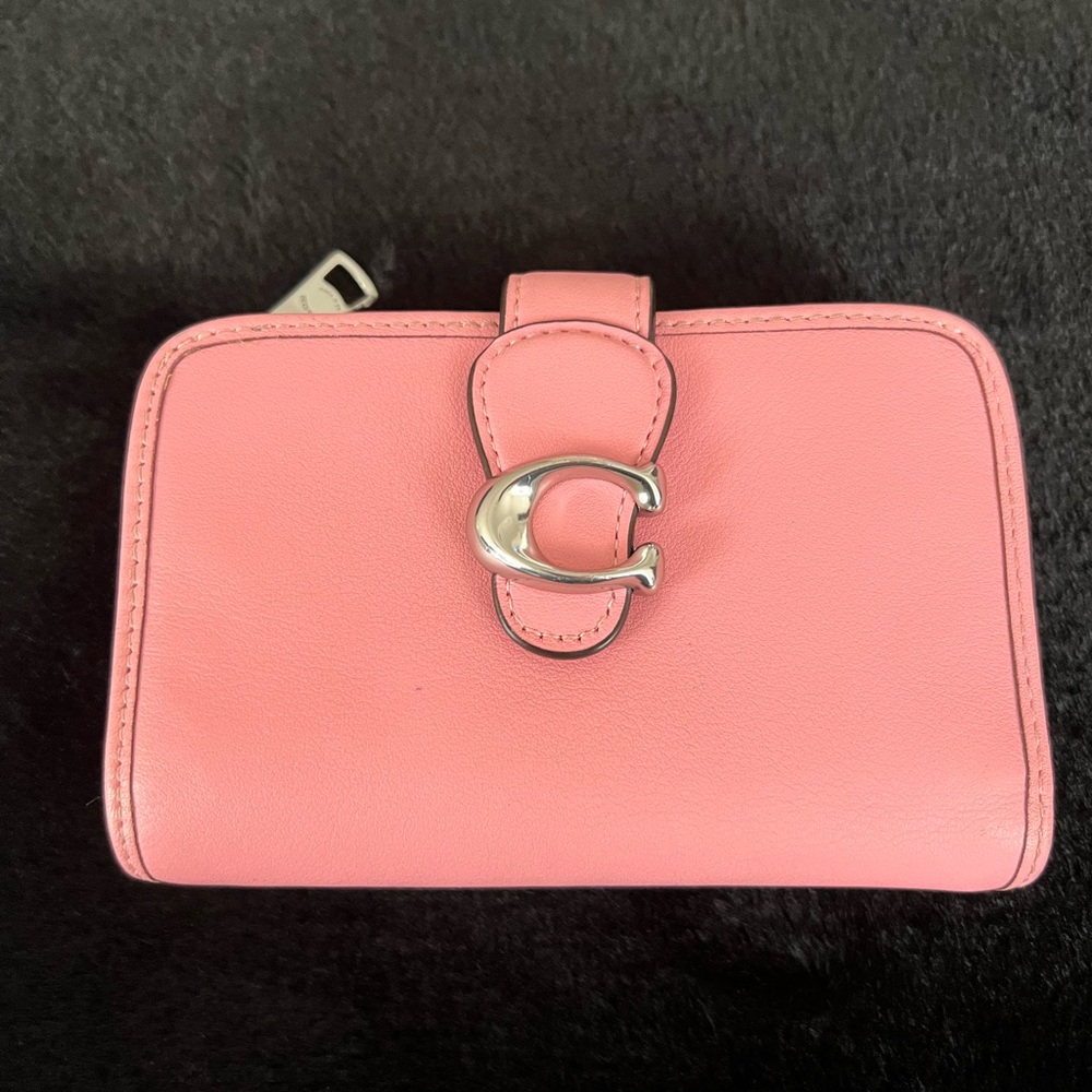 Pink Coach tabby wallet